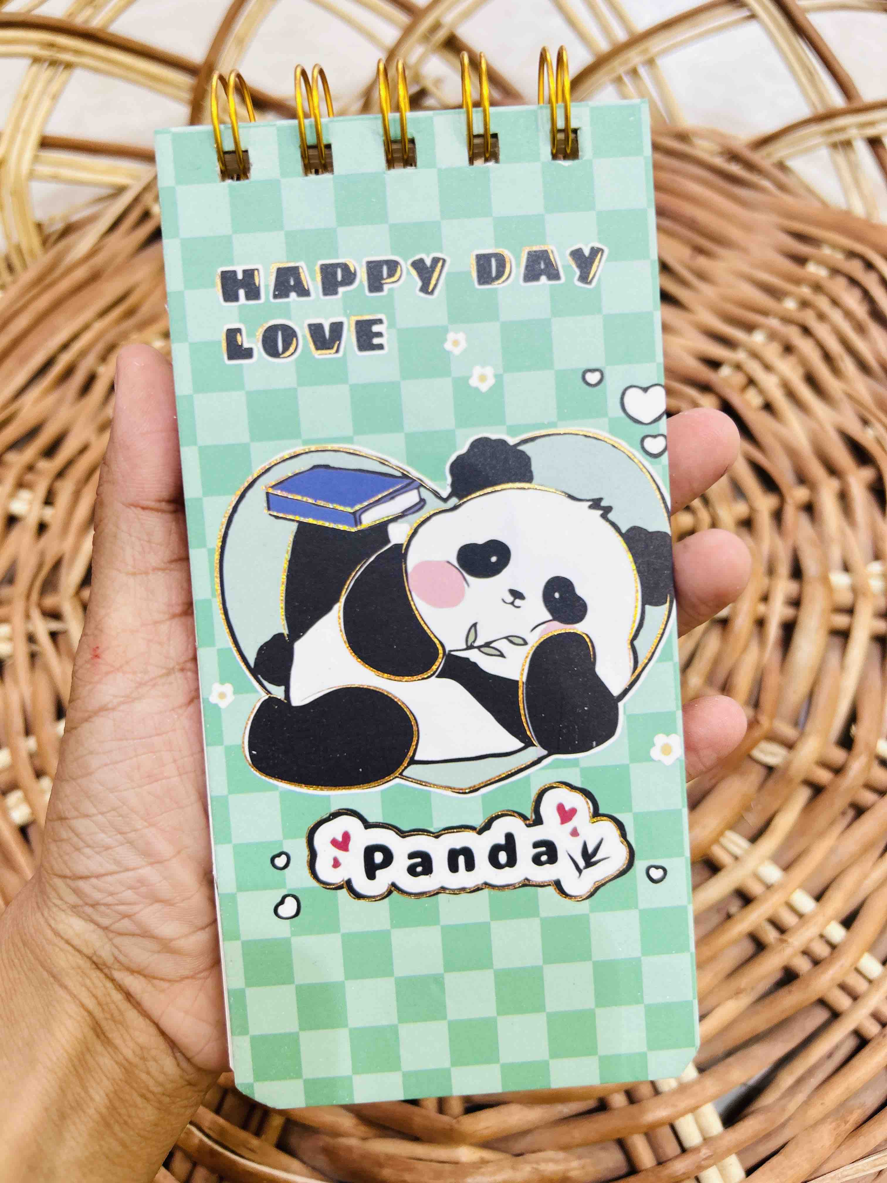 Panda To-Do Spiral Notepad