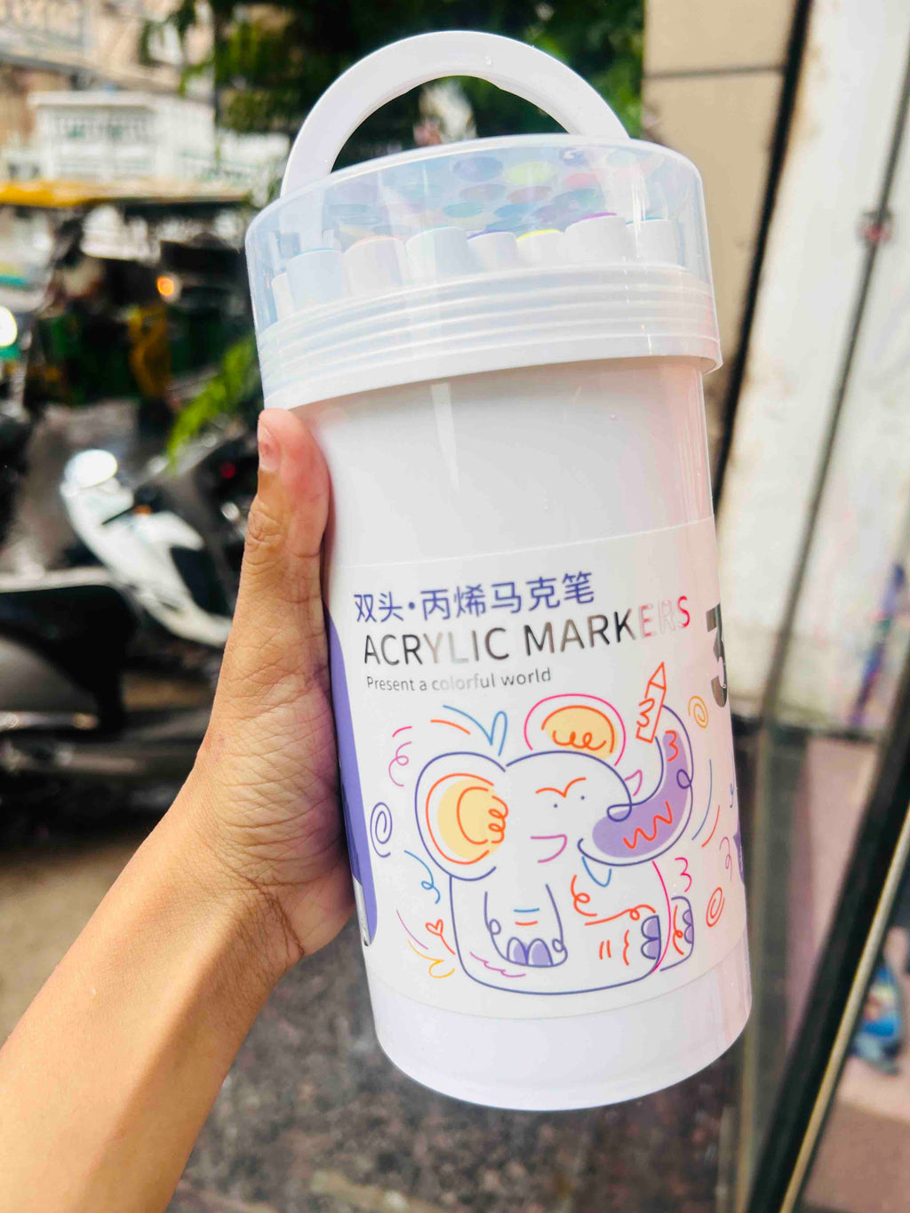 Dual Tip Acrylic Marker Set