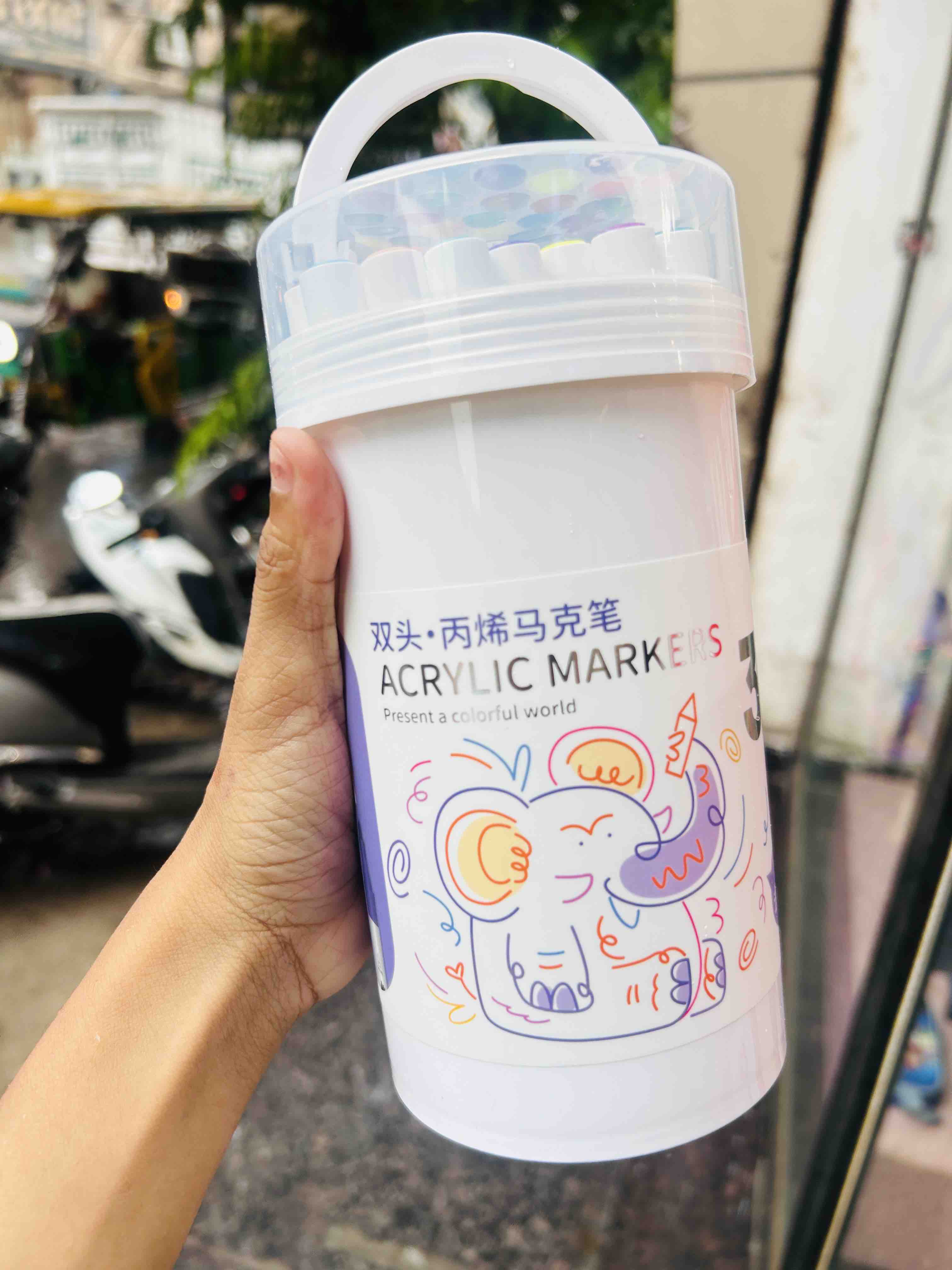 Dual Tip Acrylic Marker Set