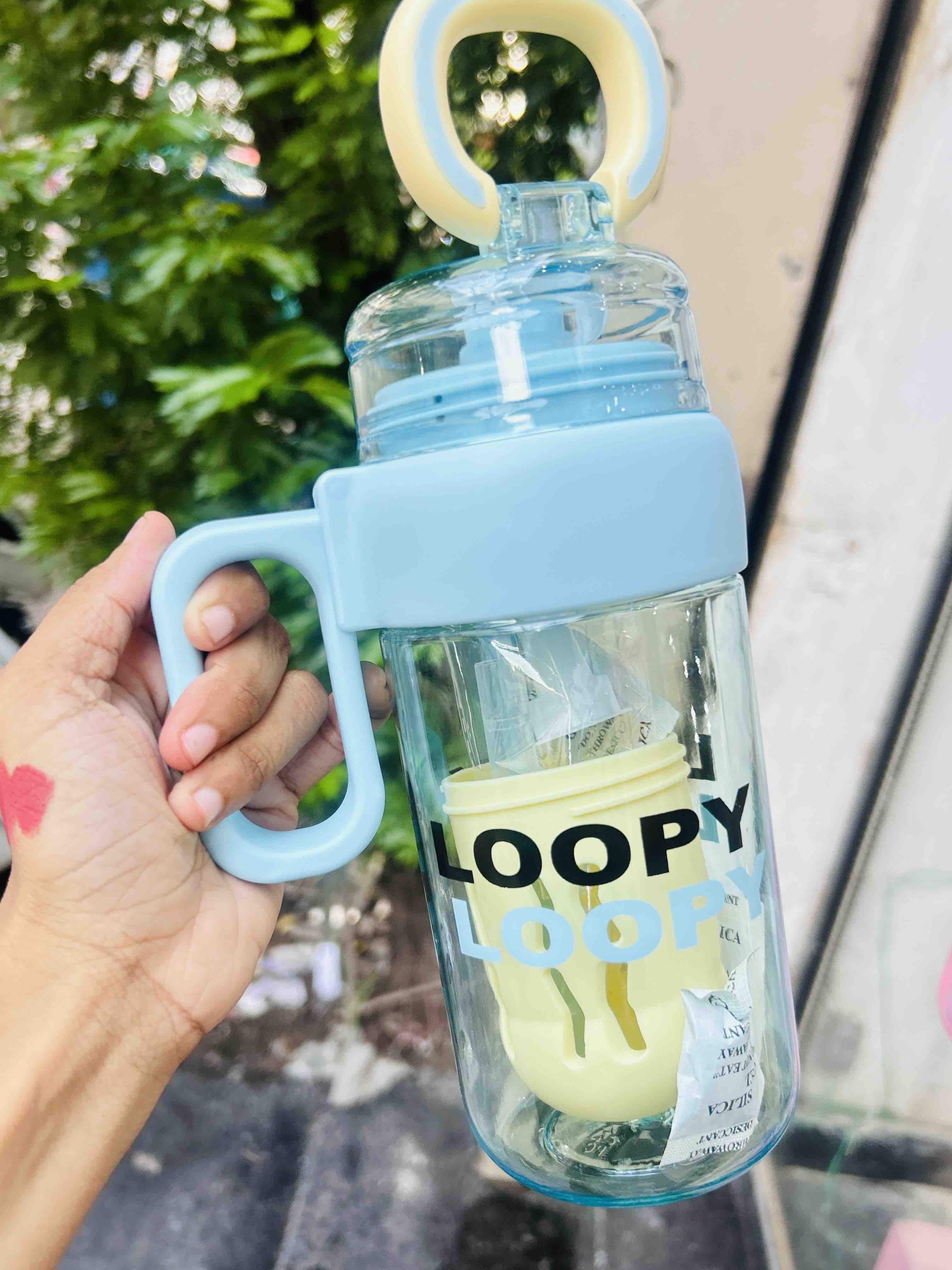 Loopy Loop Infuser Water Bottle with Handle