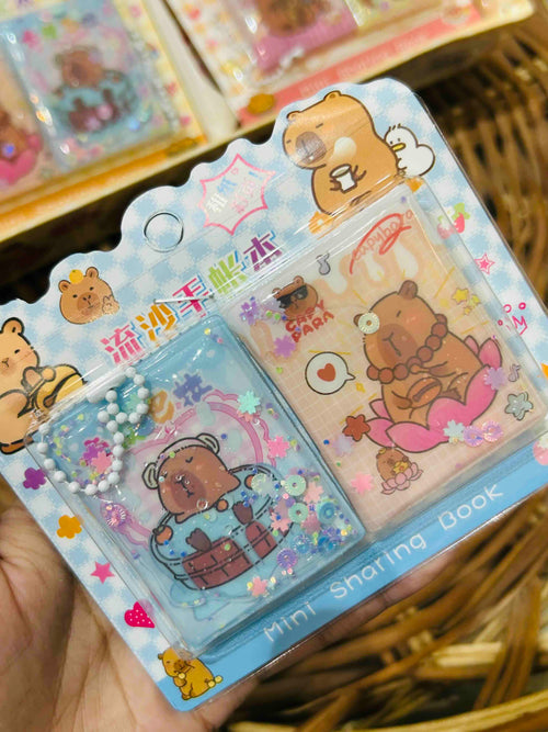 Capybara Mini Sharing Notebook Set