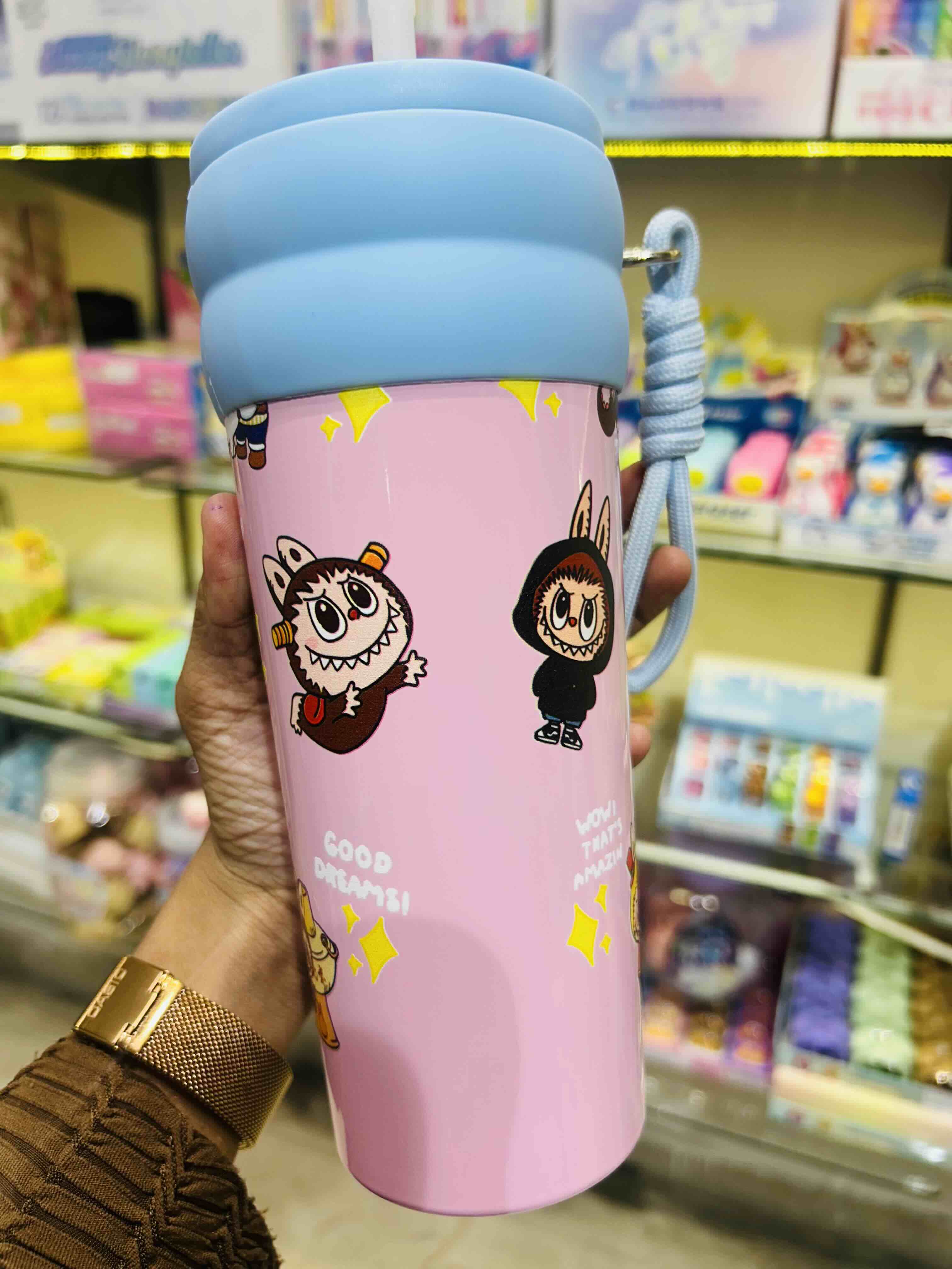 Labubu steel tumbler