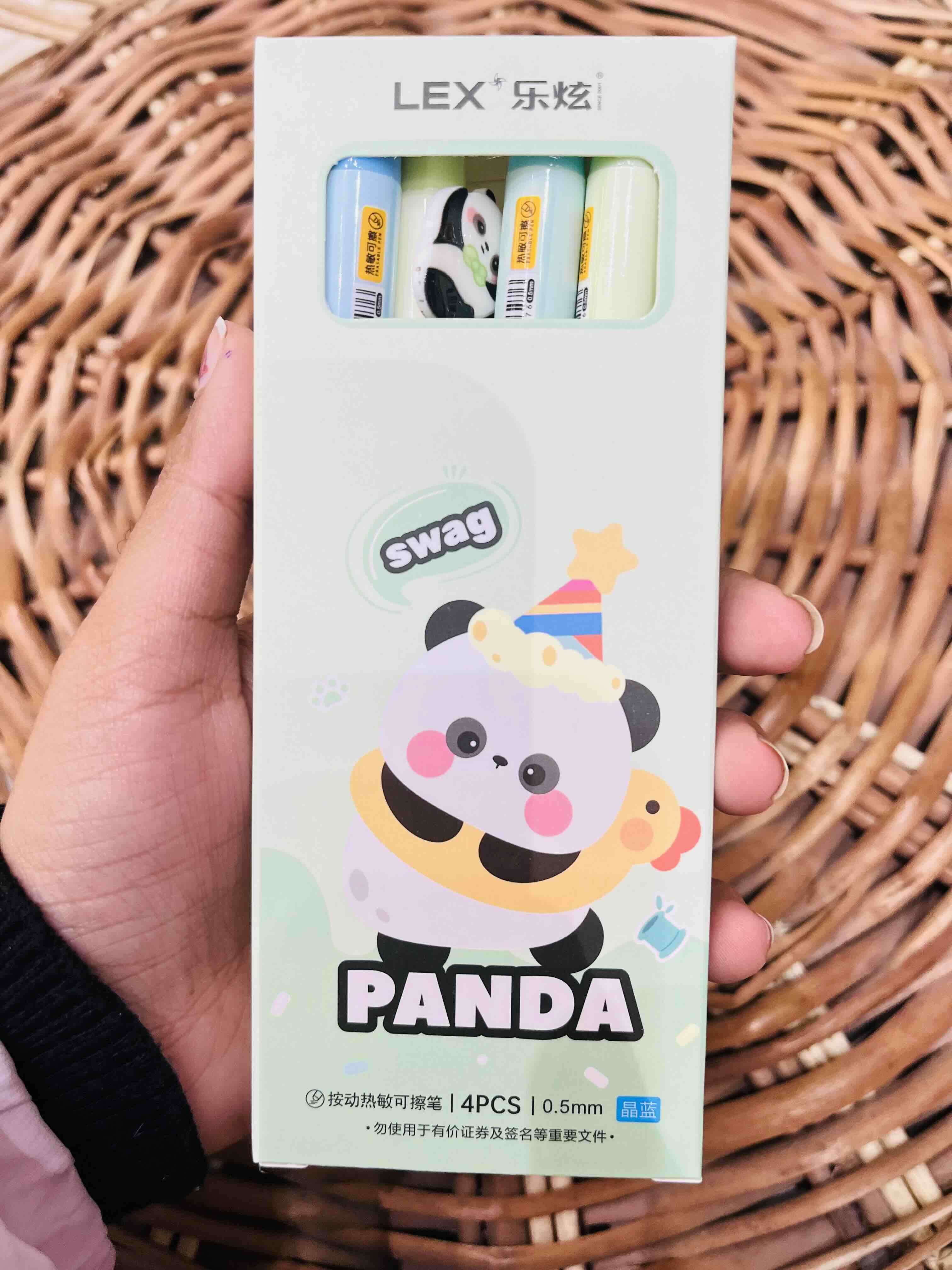 Panda Erasable Pen Set