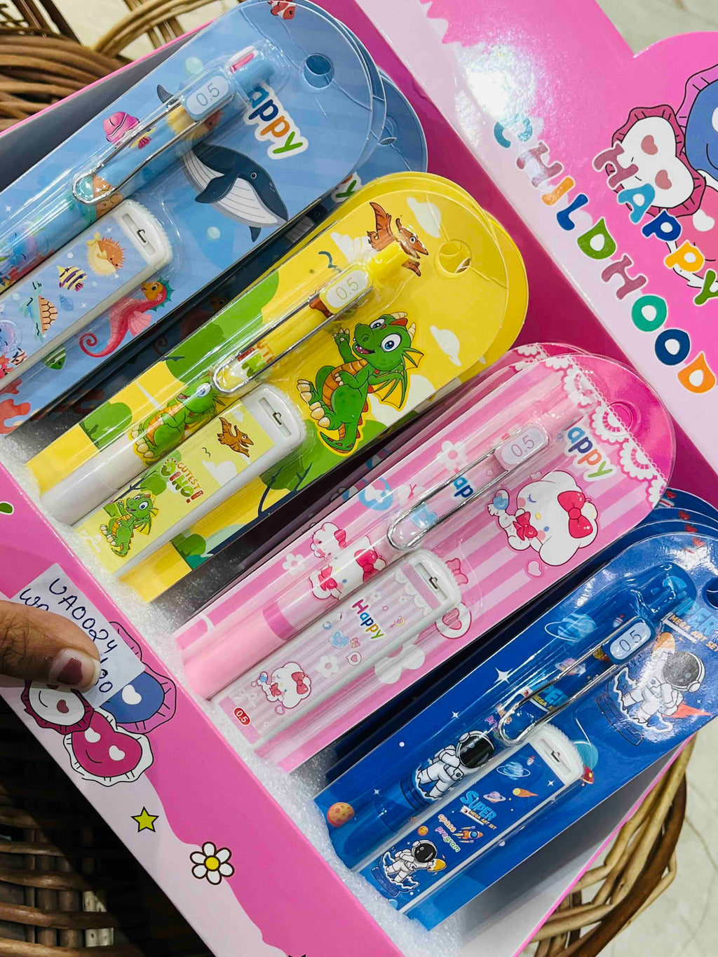 Cute Mechanical Pencil Set with Eraser