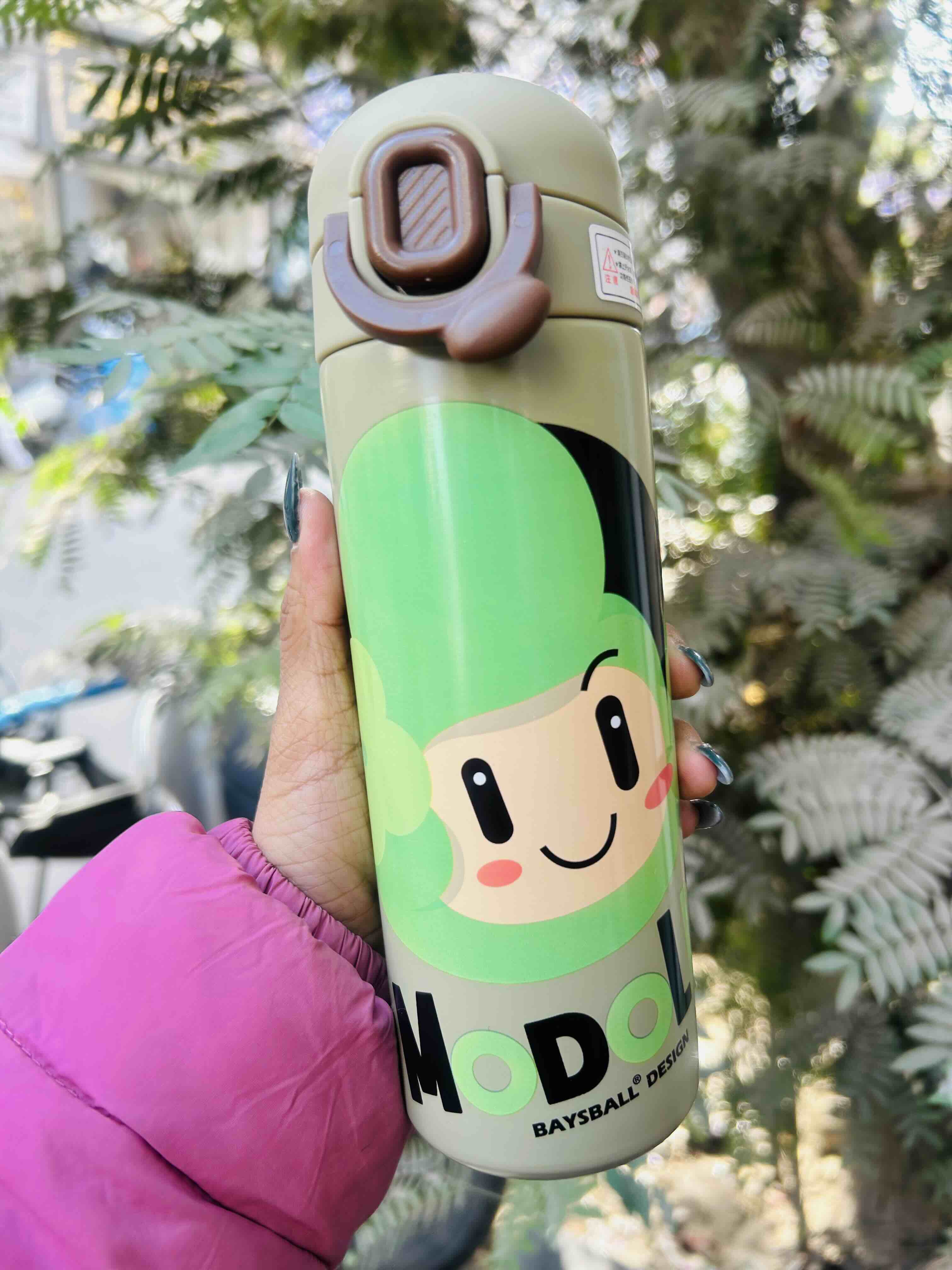 MODOL Cute Cartoon Insulated Water Bottle