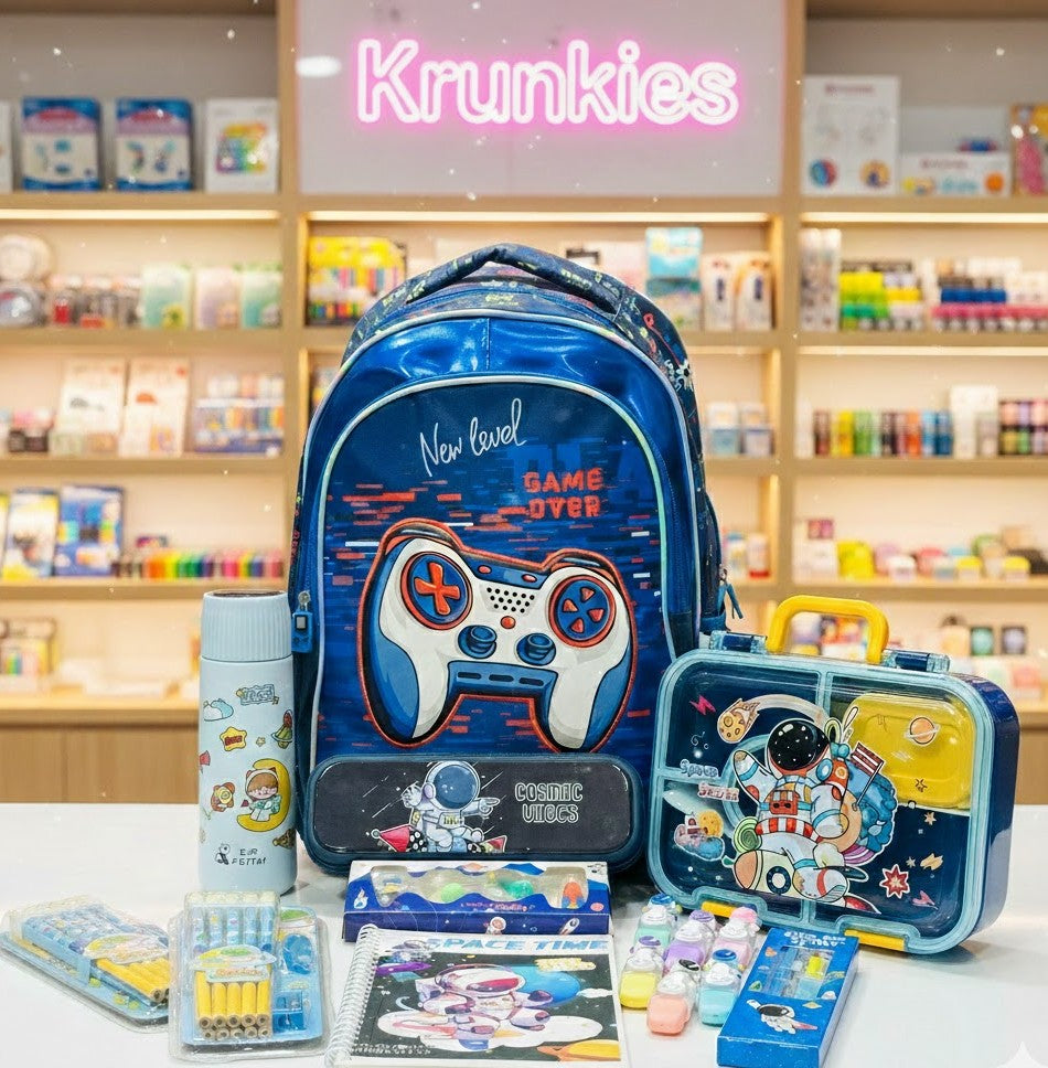 Space Explorer School Backpack & Stationery Gift Set 🚀🎒