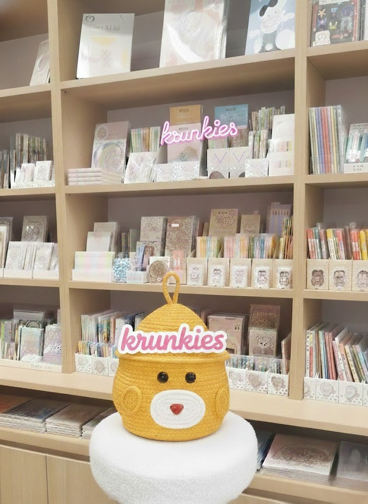 Cute Bear Storage Basket.