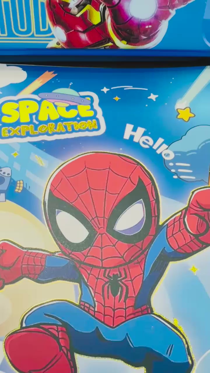 Boys Superhero-Inspired School Bag & Stationery Gift Hamper