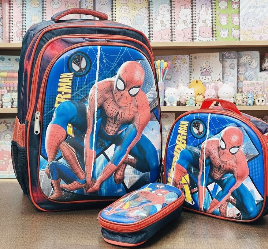 Spider Man school backpack set
